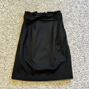 H&M Black Tie Waist Skirt